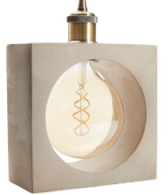 Lampe béton