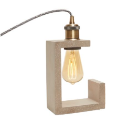 Lampe béton